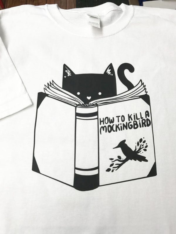 How To Kill A Mockingbird Cat T-Shirt on Sale