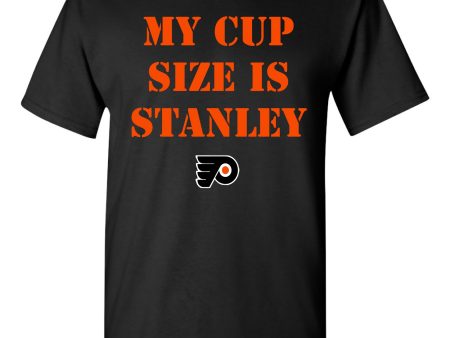 My Cup Size is Stanley Philadelphia Flyers  t-shirt For Sale