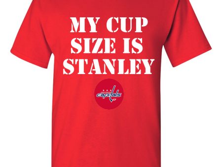 My Cup Size is Stanley Washington Capitals T-shirt Online Sale