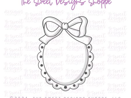 Coquette Scalloped Plaque - Cookie Cutter Online now