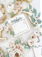 Floral Save the Date Plaque - Cookie Cutter Supply