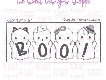 Tallish BOO! Cookie Cutters Set - Set of 4 - Cookie Cutters Online Sale