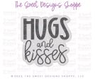 HUGS and KISSES Plaque - Cookie Cutter Online Sale