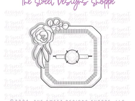 Floral Wedding Box - Cookie Cutter Online Hot Sale