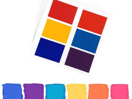 Paint Palettes for PYOC -  Bright Colors  - ( Pack of 12 Palletes) Hot on Sale