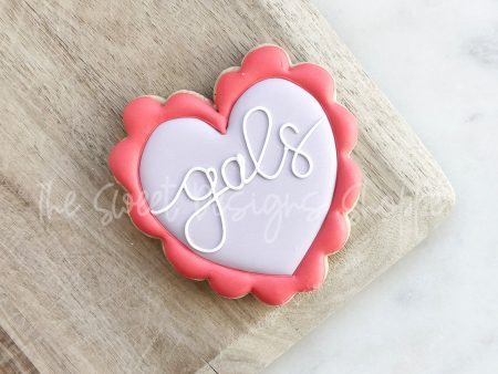 Chunky Lace Heart - Cookie Cutter For Cheap