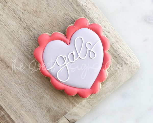 Chunky Lace Heart - Cookie Cutter For Cheap