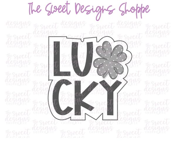 Lucky Plaque - Cookie Cutter Supply