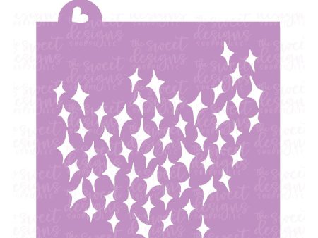 Ghostly Stars -  Stencil For Discount