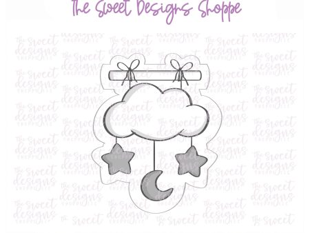 Moon and Stars Baby Mobile - Cookie Cutter Online Hot Sale