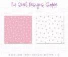 Printed Box Backer : Pink Scattered Hearts - Set of 25 Backers ( Select Size) Hot on Sale