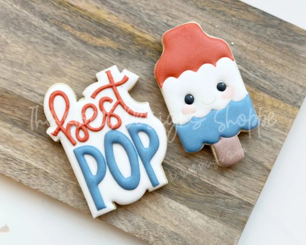 Best Pop Plaque &  Popsicle Cookie Cutter Set - Set of 2 - Cookie Cutters For Cheap