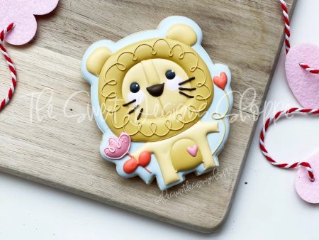 Valentine Lion - Cookie Cutter Supply