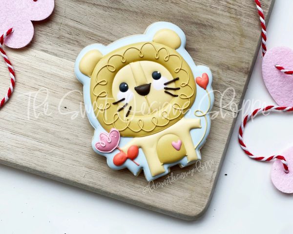 Valentine Lion - Cookie Cutter Supply