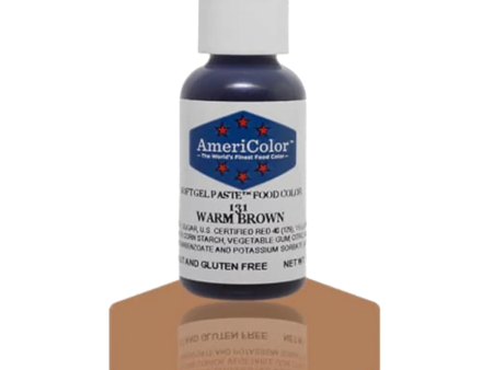 Americolor Soft Gel Paste - Warm Brown - Select Size - Food Color Online Sale