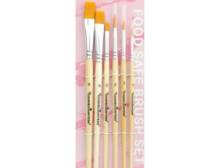 High Quality Paint Brushes - Set of 6 - Food Safe Fashion