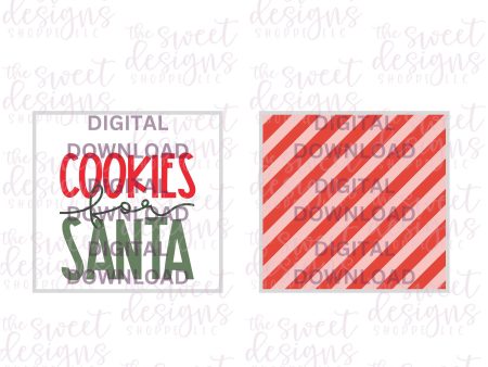 Cookies for Santa - Digital Instant Download 2  x 2  Tag Online now