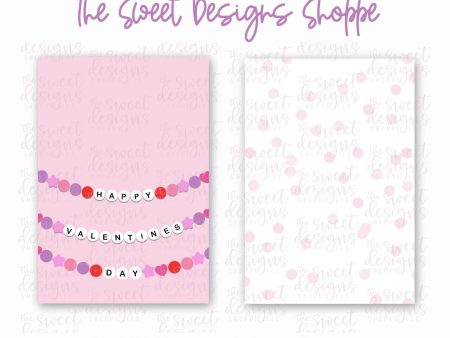 Printed Tag: Friendship Bracelet  2  x 3  - Set of 25 Tags , Pre-punched hole. Hot on Sale