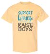 Support Wildlife Raise Boys Mom T-Shirt Online Hot Sale