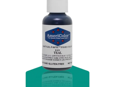 Americolor Soft Gel Paste - Teal - Select Size - Food Color Hot on Sale