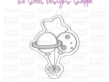 Space Balloons  - Cookie Cutter Supply