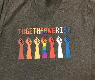 Together We Rise T-Shirts, Vnecks and Onesies Fashion