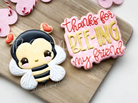 Thanks for Bee-ing by Friend Cookie Cutters Set - 2 Piece Set - Cookie Cutters Online now