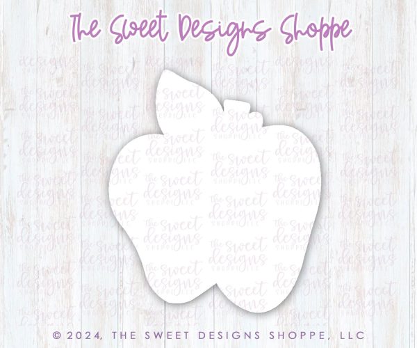 Funky Apple with Flower- Cookie Cutter Online Sale