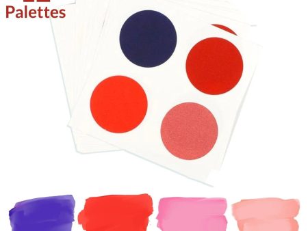 Paint Palettes for PYOC -  Valentine s Day Colors  - ( Pack of 12 Palletes) For Cheap