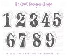 Numbers with Stars Set - Set of 9 - Cookie Cutters Discount