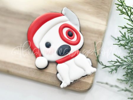 Christmas Shopping Dog with Hat - Cookie Cutter Hot on Sale