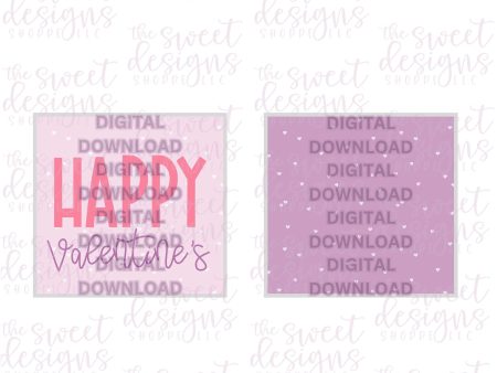 HAPPY Valentines - Digital Instant Download 2  x 2  Tag Online now