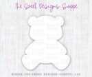 Christmas Teddy Bear - Cookie Cutter Cheap