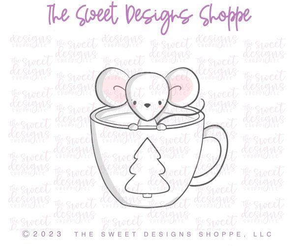 Mouse in Tea Cup - Cookie Cutter Online Hot Sale