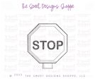 STOP Road Sign  - Cookie Cutter Fashion