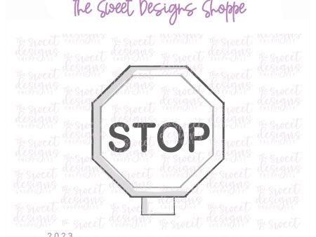 STOP Road Sign  - Cookie Cutter Fashion