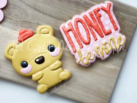 Honey be Mine & Bear Cookie Cutters Set - 2 Piece Set - Cookie Cutters Online