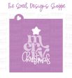 Bundle - Merry Christmas Tree - Cookie Cutter & Stencil Set Sale