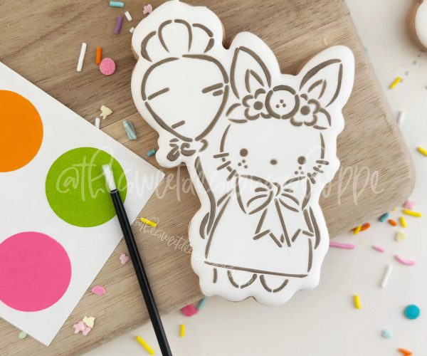 PYOC Stencil - Bunny with Balloon - Stencil Cheap