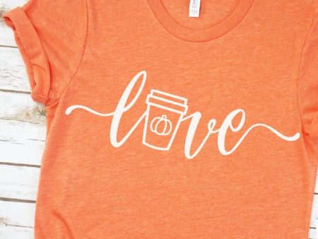 Love Pumpkin Spice T-Shirt Online Hot Sale