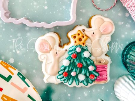 Mice around tree - Cookie Cutter Discount