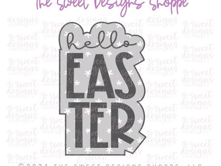 hello EASTER Plaque - Cookie Cutter Discount