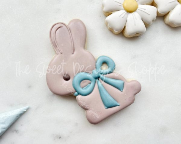 Chocolate Big Bow Bunny - Cookie Cutter Online now