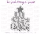 Bundle - Merry Christmas Tree - Cookie Cutter & Stencil Set Sale