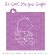 Bundle - PYOC Chick on Bike - Cookie Cutter & Stencil Fashion